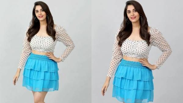 புட்ட பொம்மா போல குட்டை பாவாடையில் சுரபி வெளியிட்ட க்யூட் புகைப்படங்கள்!