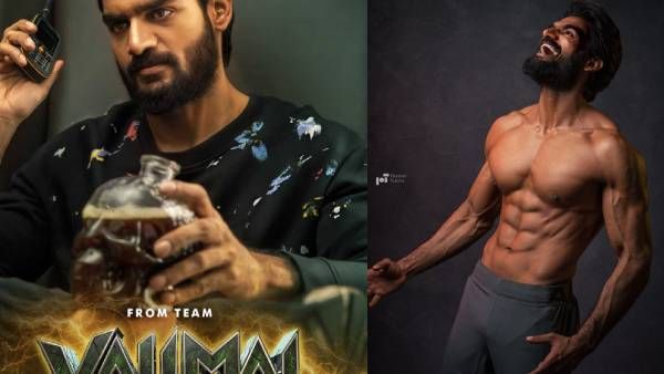 நரம்பு புடைக்க சிக்ஸ் பேக்குடன் மிரட்டும்.. வலிமை வில்லன் கார்த்திகேயன்.. உச்சு கொட்டும் ரசிகர்கள் !