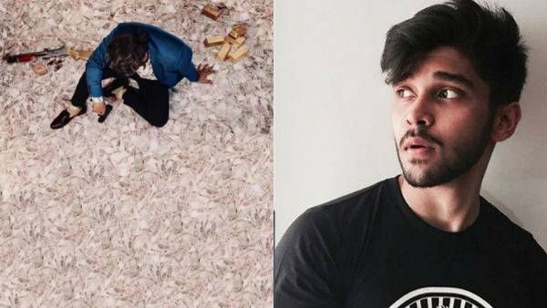 கையில் Gun உடன் பணக்குவியல் மீது போஸ்.... திடீரென துருவ் விக்ரம் போட்ட போஸ்ட்