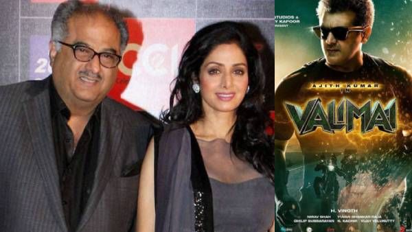 காதல் மனைவி ஸ்ரீதேவியின் நினைவு நாளில் வலிமையை ரிலீஸ் செய்த போனி கபூர்