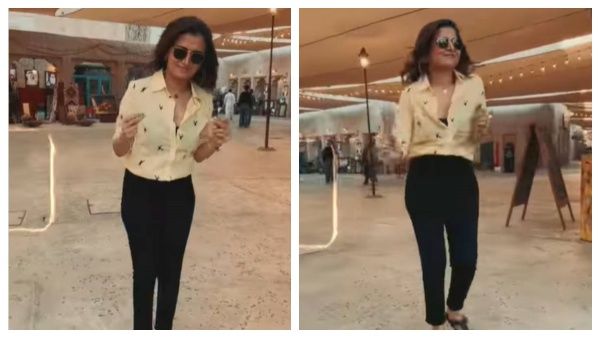 அரபு நாட்டில் இருந்தபடி அரபிக் குத்து போட்ட டிடி நீலகண்டன்.. சும்மா லைக்ஸ் அள்ளுது!