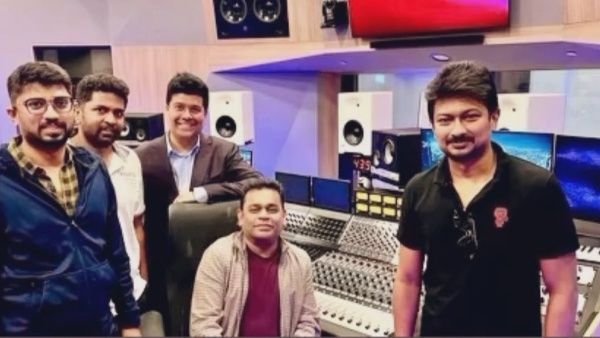 இசைப்புயல் ஏ.ஆர்.ரஹ்மானை சந்தித்த உதயநிதி… என்ன காரணம் ?