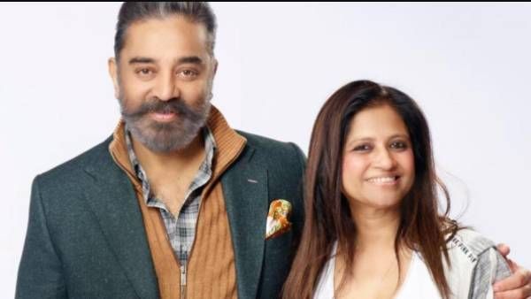 கமல்ஹாசனின் அட்டகாசமான காஸ்டியூம்… உலகநாயகனின் ஸ்டைலை கூட்டும் இளம் பெண்!