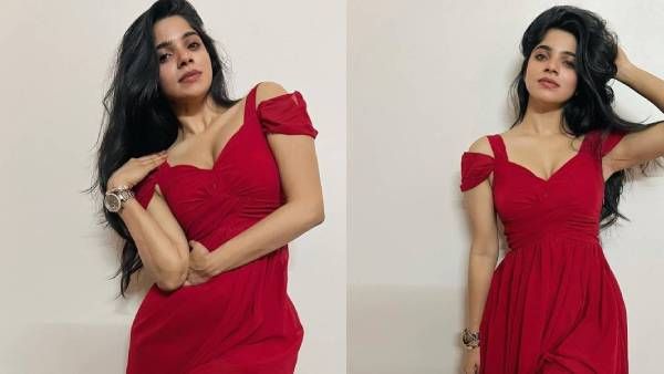 ரெட் அலர்ட் கொடுக்கும் திவ்யபாரதி.. செம ஹாட் மச்சி.. கண் சிமிட்டாமல் பார்க்கும் ரசிகர்கள்!