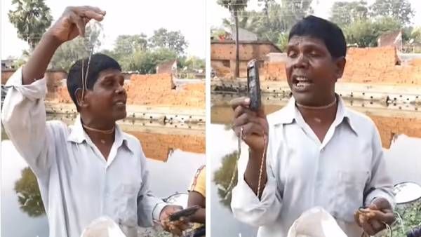 இணையத்தை கலக்கும் சாலையோர வியாபாரியின் பாட்டு...அடுத்த பாடகர் ரெடியா ?