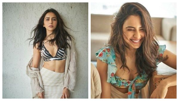 பிகினியில் செம ஸ்டைலாக போஸ் கொடுத்த ரகுல் பிரீத் சிங்.. வாயைப் பிளந்த ரசிகர்கள்!