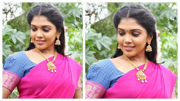 பாவாடை தாவணியில் கிராமத்து பெண்ணாக மயக்கும் நடிகை ரித்விகா!