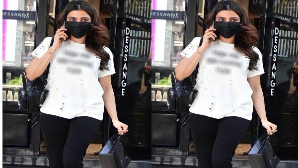 சமந்தாவின் டி-சர்ட்டில் ஆபாச வார்த்தைகள்.. பதறிப்போன ரசிகர்கள்.. குவியும் ட்ரோல்கள்!