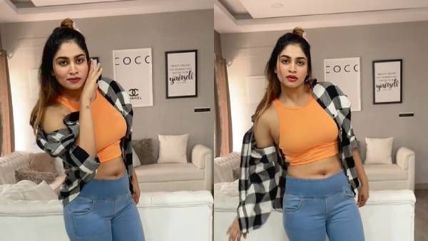 ஷிவானி காலுக்கு என்ன ஆச்சு? இப்படி நடக்குறாரே என கலாய்க்கும் நெட்டிசன்கள்.. எல்லாம் புஷ்பா ஃபீவர்!