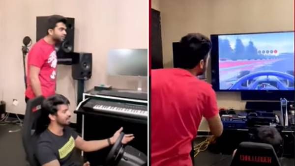 தப்பு தப்பா ஓட்டுற மச்சான்... மகத்தை வேற லெவலில் கலாய்த்த சிம்பு