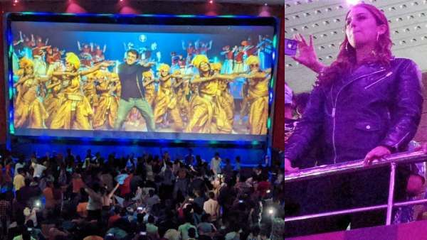 வெளியானது வலிமை.. ரசிகர்களுடன் படம் பார்த்த போனி கபூர், ஹூமா குரேஷி, கார்த்திகேயா.. வேறமாறி FDFS!