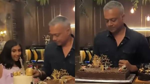 மிட் நைட்டில் காதல் மனைவியுடன் ரொமான்டிக்காக பர்த்டே கொண்டாடிய கௌதம் வாசுதேவ் மேனன்!