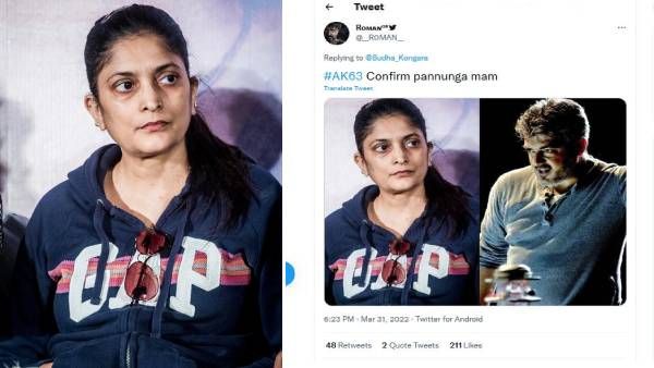 ட்விட்டரில் இணைந்தார் இயக்குநர் சுதா கொங்கரா.. ஏகே 63 பட அப்டேட் கேட்கும் அஜித் ரசிகர்கள்!