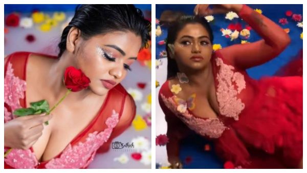 நீருக்கடியில் மோசமான உடையில் ஷாலு ஷம்மு... மாப்பிள்ளை பாக்குற நேரத்தில் என்ன இதெல்லாம் !