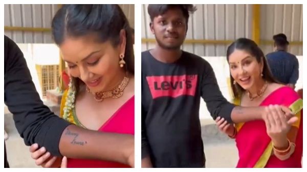 ரசிகரின் வெறித்தனமான செயல்... உற்சாகமான சன்னி லியோன்