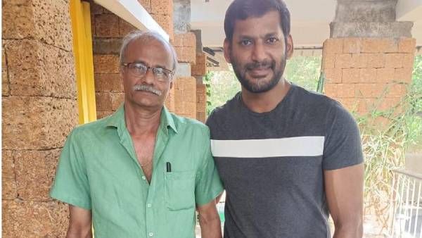 கேரளாவில் சிகிச்சை முடிந்த நிலையில், ஹைதராபாத்துக்கு லத்தி சூட்டிங்கிற்காக பறந்த விஷால்!