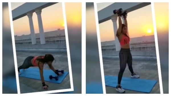 வெறித்தனமாக வொர்க்அவுட் செய்த ஐஸ்வர்யா ரஜினி... முகத்துல சூப்பரான புன்னகை!