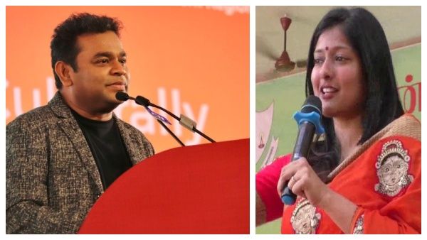 இந்தி மொழி சர்ச்சை.. ஊருக்கு மட்டும் உபதேசம்..ஏஆர்.ரஹ்மானை வம்புக்கு இழுத்த காயத்ரி!