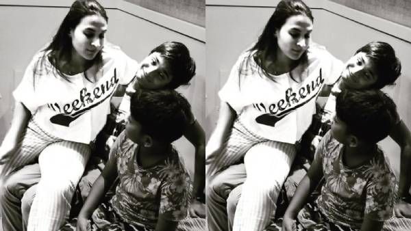 மகன் மடியில் அமர்ந்து போஸ் கொடுத்த ஐஸ்வர்யா ரஜினிகாந்த்...எதுக்கு இந்த போஸ்ட்?