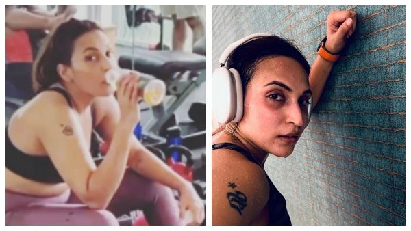 வொர்க் அவுட்டை நிறுத்த மாட்டேன்... ஷூ கழண்டாலும் வொர்க் அவுட்டை நிறுத்தாத ஐஸ்வர்யா ரஜினி!