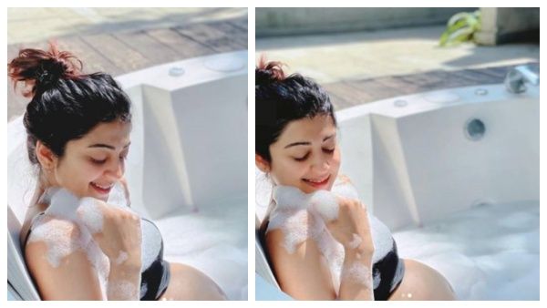 பாத் டப்பில் குளியல்.. கர்ப்ப வயிற்றை காட்டி போஸ் கொடுத்த சகுனி ஹீரோயின்.. ஷாக்கான ரசிகர்கள்!