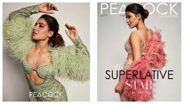 அடேங்கப்பா.. மயிலாகவே மாறிய சமந்தா.. மெர்சல் காட்டும் கவர்ச்சி.. இப்படியே போனா என்ன ஆகிறது?