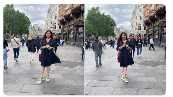 குட்டி கவுனில் பழைய குஷ்பூ.. உங்க போட்டோவை போடுங்க.. உங்க பொண்ணு போட்டோ வேணாம்.. ரசிகர்கள் கமெண்ட்!