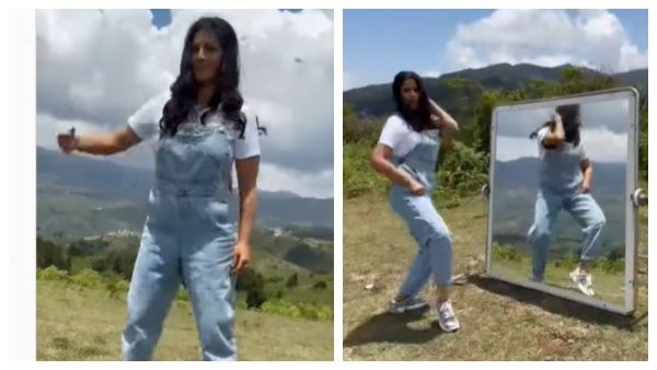 கொடைக்கானலில் குத்தாட்டம் போட்ட வரலக்‌ஷ்மி சரத்குமார்.. அதிலும், அந்த கண்ணாடி மேஜிக் வேறலெவல்!