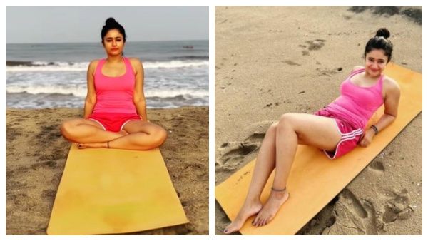 ப்பா.. பீச்சில் யோகா செய்றாரா.. சன் பாத் எடுக்கிறாரா? பூனம் பஜ்வாவின் வேறலெவல் ஹாட்னஸ்!