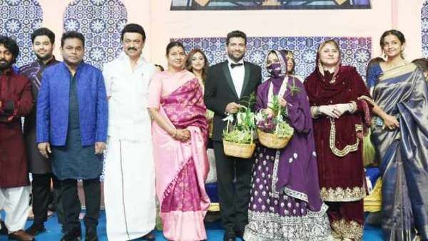 ஏ.ஆர். ரஹ்மான் மகள் திருமண வரவேற்பு விழா.. நேரில் சென்று வாழ்த்திய முதல்வர் மு.க. ஸ்டாலின்!