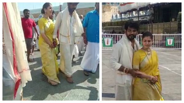 திருப்பதி கோயிலில் செருப்பு அணிந்து போட்டோஷூட்.. நயன்தாரா – விக்னேஷ் சிவனுக்கு குவியும் கண்டனங்கள்!