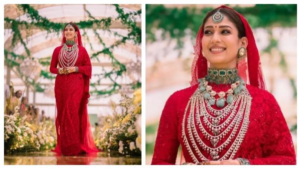 நயன்தாராவின் கல்யாண புடவையில் இதை யாராச்சும் பாத்தீங்களா?