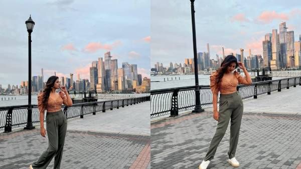 காற்று வாங்கப் போனேன் ஒரு கவிதை வாங்கி வந்தேன்.. பீச்சில் அஞ்சலியின் க்யூட்னஸ்!