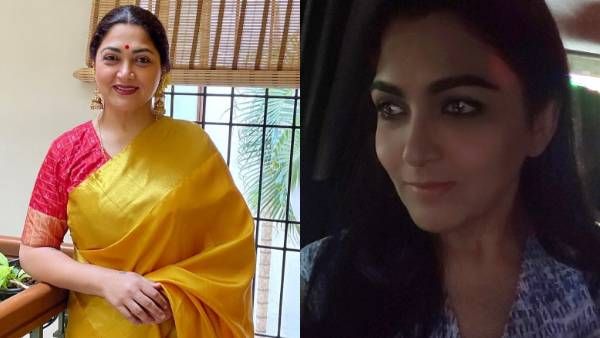 ஒட்டிப்போன முகத்துடன் அடையாளம் தெரியாமல்..யார் இது குஷ்புவா? அல்லது ஃபேஸ் ஆப்-ஆ?