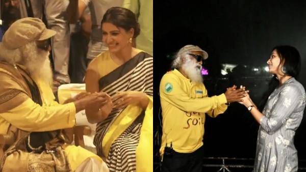 சமந்தாவை தொடர்ந்து கேஜிஎஃப் ஹீரோயின் உடன் ஜக்கி வாசுதேவ்.. டிரெண்டாகும் Save Soil புகைப்படங்கள்!