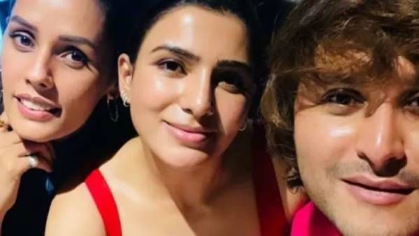 சிகப்பு கலர் ஜிப் வைத்த டிரெஸ்.. லேட் நைட் டேட்டிங்கிற்கு சென்ற சமந்தா.. அதுவும் யாருகூட தெரியுமா?