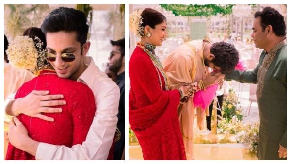 நயன்தாராவை ஹக் பண்ண அனிருத்.. விக்கி - நயனை மகனுடன் வந்து வாழ்த்திய ஏ.ஆர். ரஹ்மான்.. செம க்ளிக்ஸ்!