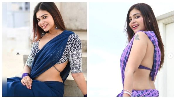 ஒரே ஒரு கயிறு..ஒரு முடிச்சு..தர்ஷா குப்தாவின் ஜாக்கெட் ஸ்பெஷல்..திணறும் இணையம்!