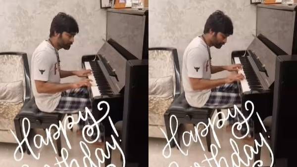 அழகாக பியானோ வாசிக்கும் தனுஷ்...ரசிகர்களுக்கு ட்ரீட் கொடுத்த பிரசன்னா!