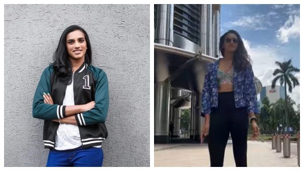 சூப்பர் ஆட்டம் போட்ட பேட்மிண்டன் வீராங்கனை.. என்ன ஸ்டைல்.. சூப்பர்தான் போங்க!