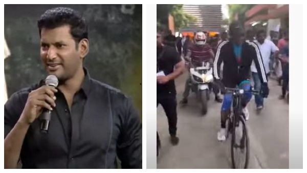 விஜய்யை காப்பி அடித்த விஷால்...இப்படி ஒரு என்ட்ரியை யாரும் எதிர்பார்க்கல!