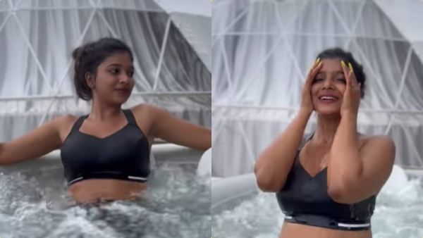 சுடு தண்ணீரில் ஸ்விம்மிங் போடும் விஜே பார்வதி.. பிகினி உடையில் பக்கா போஸ்.. டிரெண்டாகும் வீடியோ!