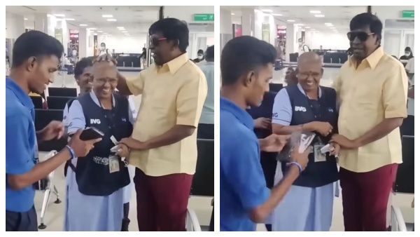 மொட்ட தலையை தடவி பார்த்து கமெண்ட் அடித்த வடிவேலு.. எனக்கு எண்டே கிடையாதுடா!!