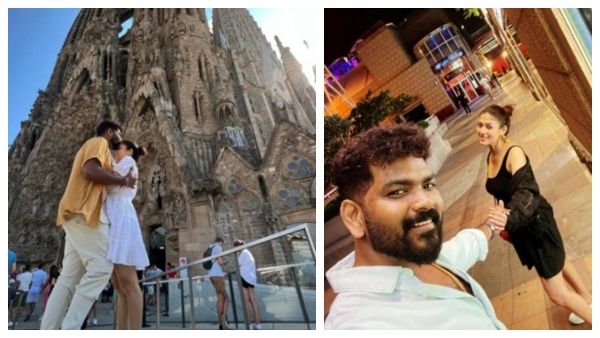 பார்சிலோனாவில் விக்கி -நயன் ரொமான்ஸ்.. இவங்க அலப்பறைக்கு அளவே இல்லாம போய்க்கிட்டு இருக்கே!