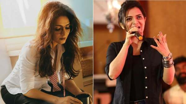 சட்டை பட்டனை கழட்டிவிட்டு காற்றுவாங்கும் டிடி.. சொக்கிப்போன ரசிகர்கள்!