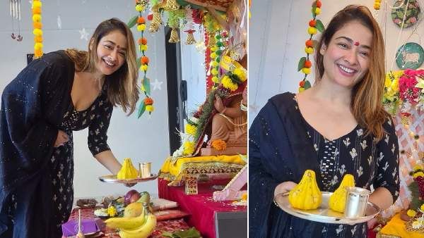 நம்ம கிரணா இது? விநாயகர் சதுர்த்தியை எப்படி கொண்டாடி இருக்காங்கன்னு பாருங்க.. சோ க்யூட்!