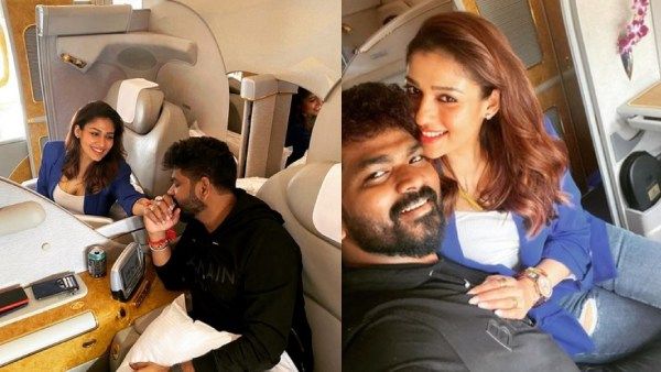 விமானத்தில் செம ரொமான்ஸ்...மனைவி நயன்தாராவுடன் வெளிநாடு பறந்த விக்கி...எங்கு தெரியுமா?