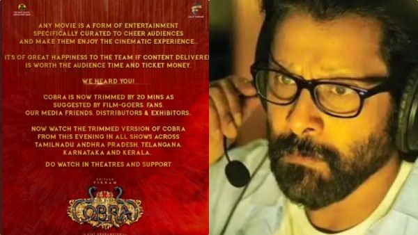 இதை எடிட்டிங் டேபிள்லயே தூக்கி இருக்கணும்.. நெகட்டிவ் விமர்சனங்களால் நசுங்கிய கோப்ரா.. பெரிய ‘கட்’!