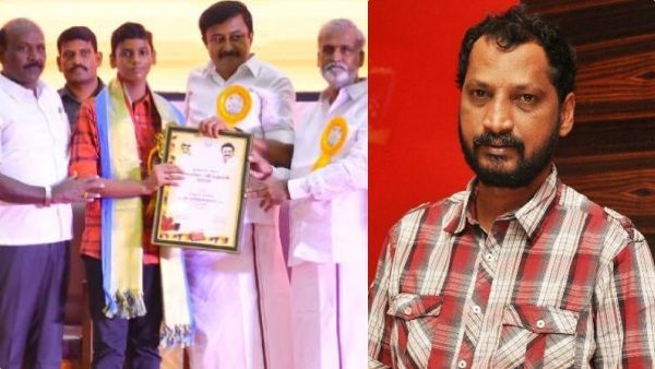 தந்தைக்காக பாடல்.. 3 விருதுகளை பெற்ற நா.முத்துக்குமார்…விருதைப் பெற்றுக்கொண்ட மகனும், மகளும்