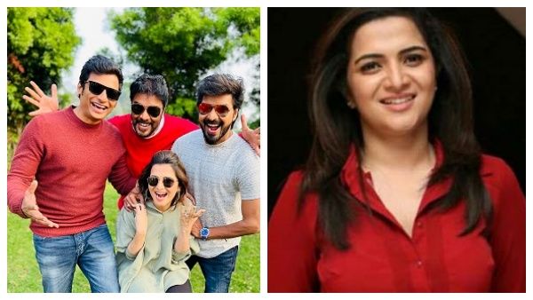 சுந்தர் சியின் காபி வித் காதல் ட்ரெயிலர் லான்ச்.. வீல் சேரில் வந்த டிடி.. ரசிகர்கள் கவலை!